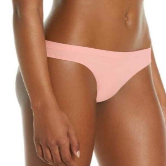 Bp. Maya Ribbed Womens Thong Panty Pink NWT XXL - Picture 2 of 4